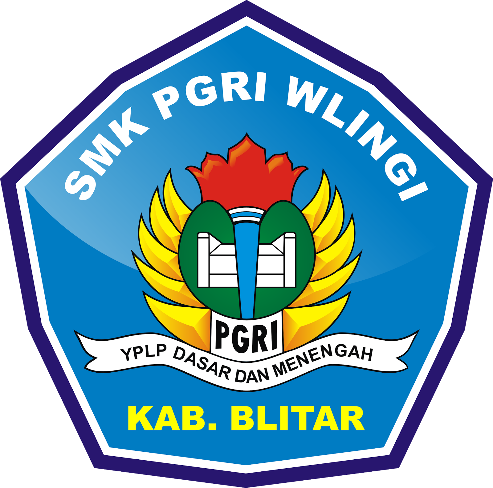 Share Everything: Logo SMK PGRI Wlingi Vector Rev. 2017