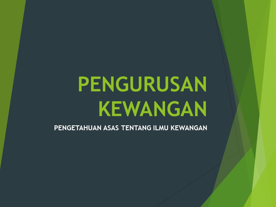 Mohd Faiz bin Abdul Manan 7 Pekara Asas Dalam Pengurusan Kewangan Peribadi