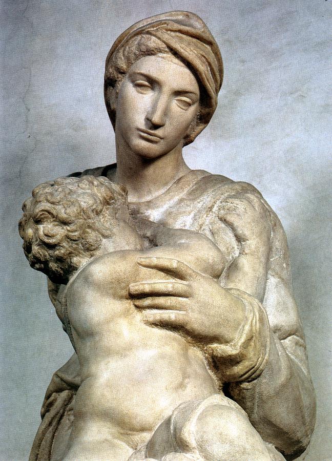 Michelangelo Buonarroti 1475-1564 | Madona Medici, 1521-1531