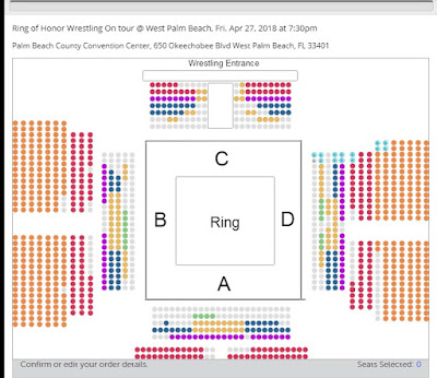 Ring Of Honor Hammerstein Ballroom Seating Chart