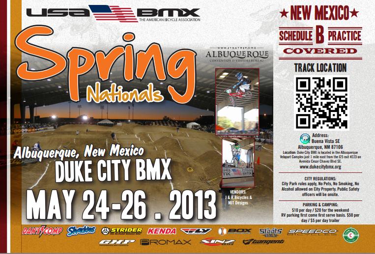 Sobre Ruedas FLYER USA BMX Spring Nationals Duke City BMX Albuquerque New Mexico USA 2426/05