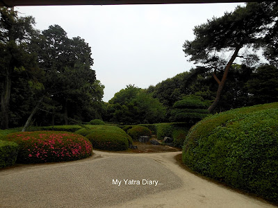 The garden of the Jikoin Zen Temple, Nara - Japan