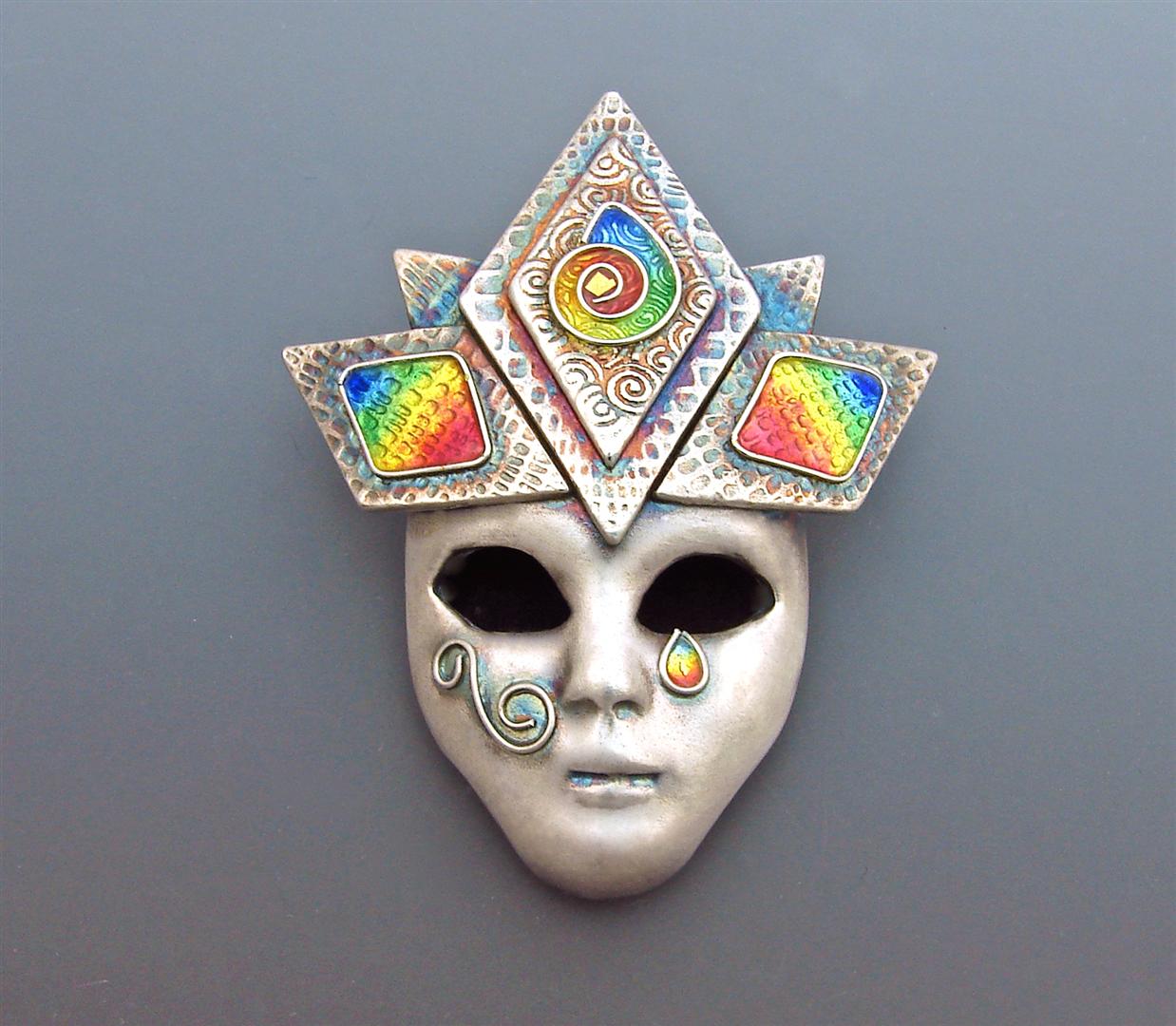 Fired With Imagination September Four A Month Colourful Carnival Masks