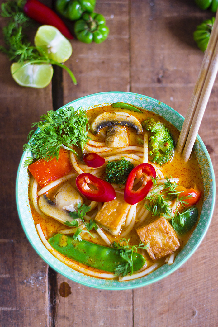 One Teaspoon Of Life: Vegan Laksa Soup Recipe | How to make vegan ...