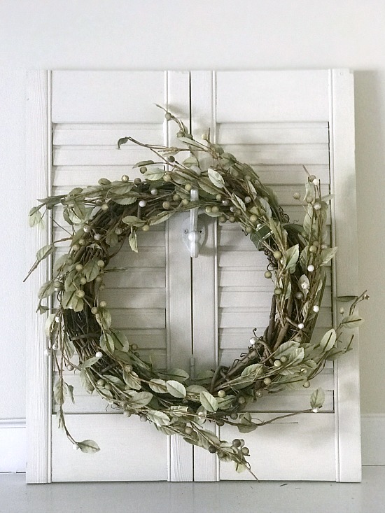 Hang a spring wreath