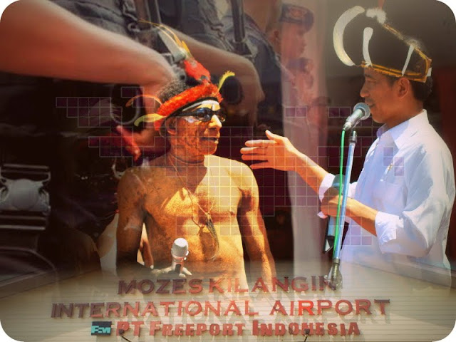 Sambut Presiden Jokowi di Timika, Aparat Amankan Bandara Mozes Kilangin