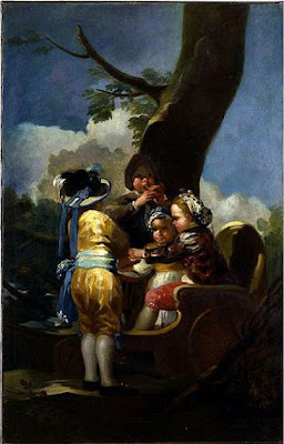Niños del carretón de Francisco de Goya, óleo sobre lienzo, 145,4 × 94 cm