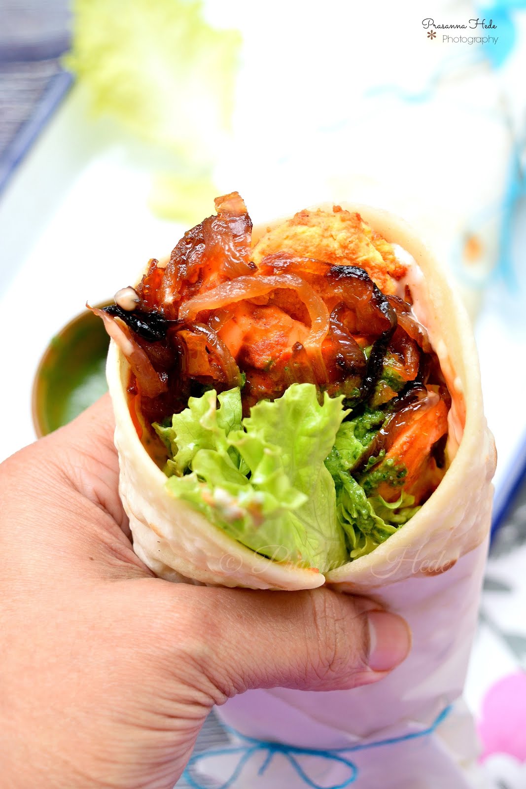 Tandoori Egg Wrap Savory Bites Recipes A Food Blog with Quick and