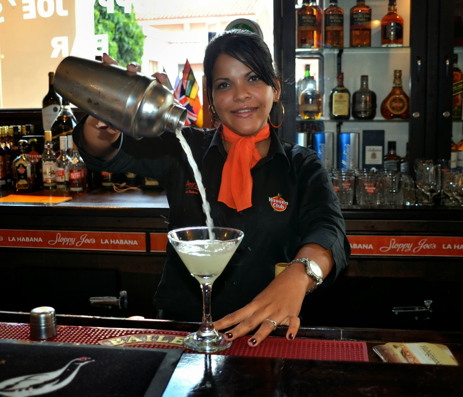 Bahama Bob's Rumstyles Bartenders Drinking Behind the Bar?