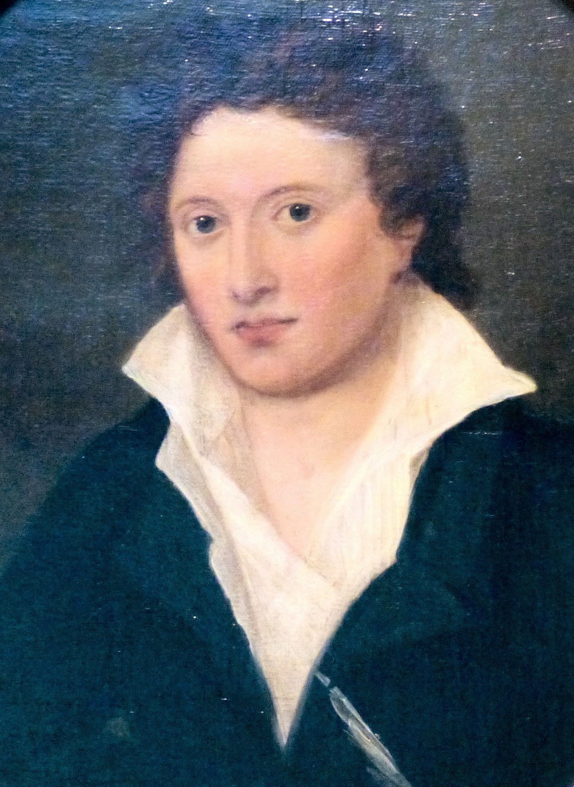 Percy Bysshe Shelley  by Amelia Curran (1819)  at the National Portrait Gallery, London