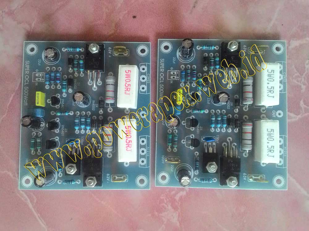 Kit Driver SOCL 500 Watt ~ Eradigdaya Sound Machine