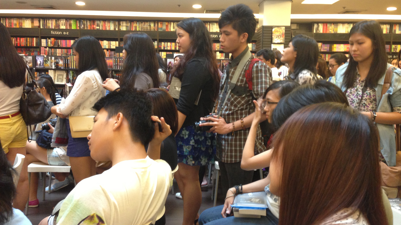Bookstore types. They wear the same thing. What does that make me?
