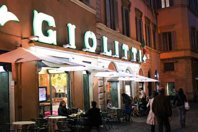 Giolitti is the oldest gelato shop in Rome