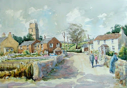 peter tavy painting wash line paintings inn mather david which