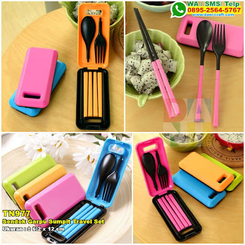 Sendok Garpu Sumpit Travel Set