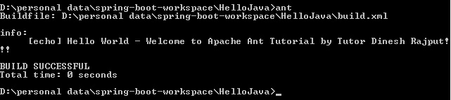 Ant Proprty Task