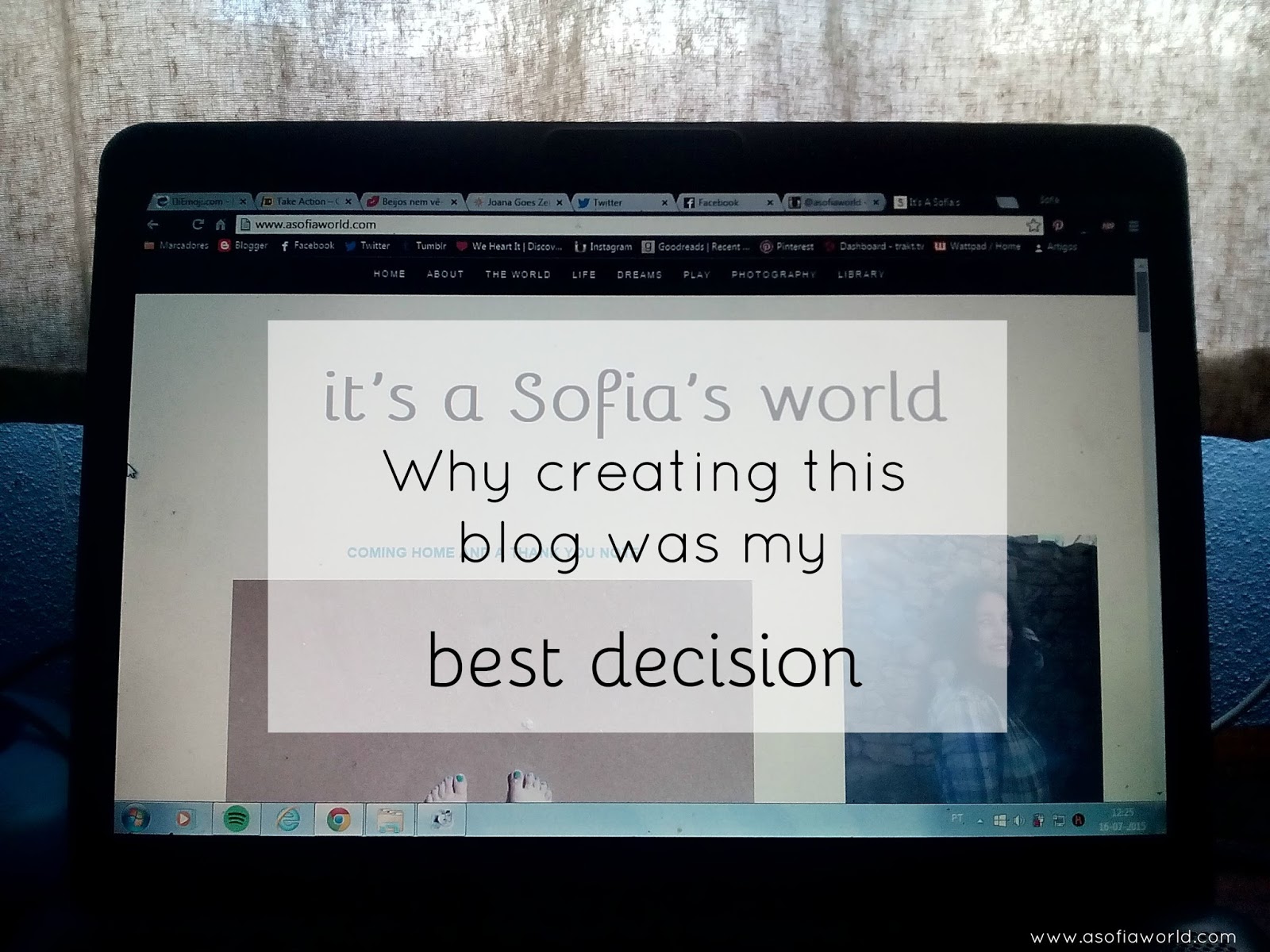 Two months and still in love with my blog. Two months and still in love with my blog.