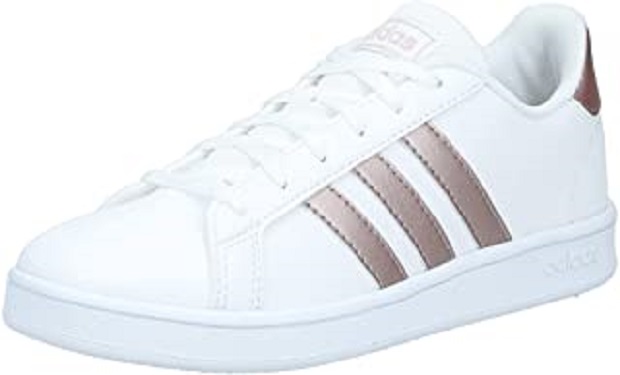 B07RJXNCK5 - adidas Grand Court K, Chaussures de Tennis Mixte Enfant