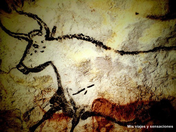 Replica pintura de la cueva de Lascaux, Museo Parque de la Prehistoria, Asturias
