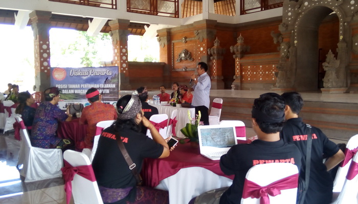 Pewarta Gelar Diskusi Publik Posisi Tawar Pertanian Tabanan