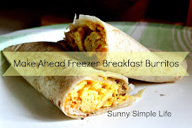 frozen breakfast burritos, egg sausage breakfast burritos