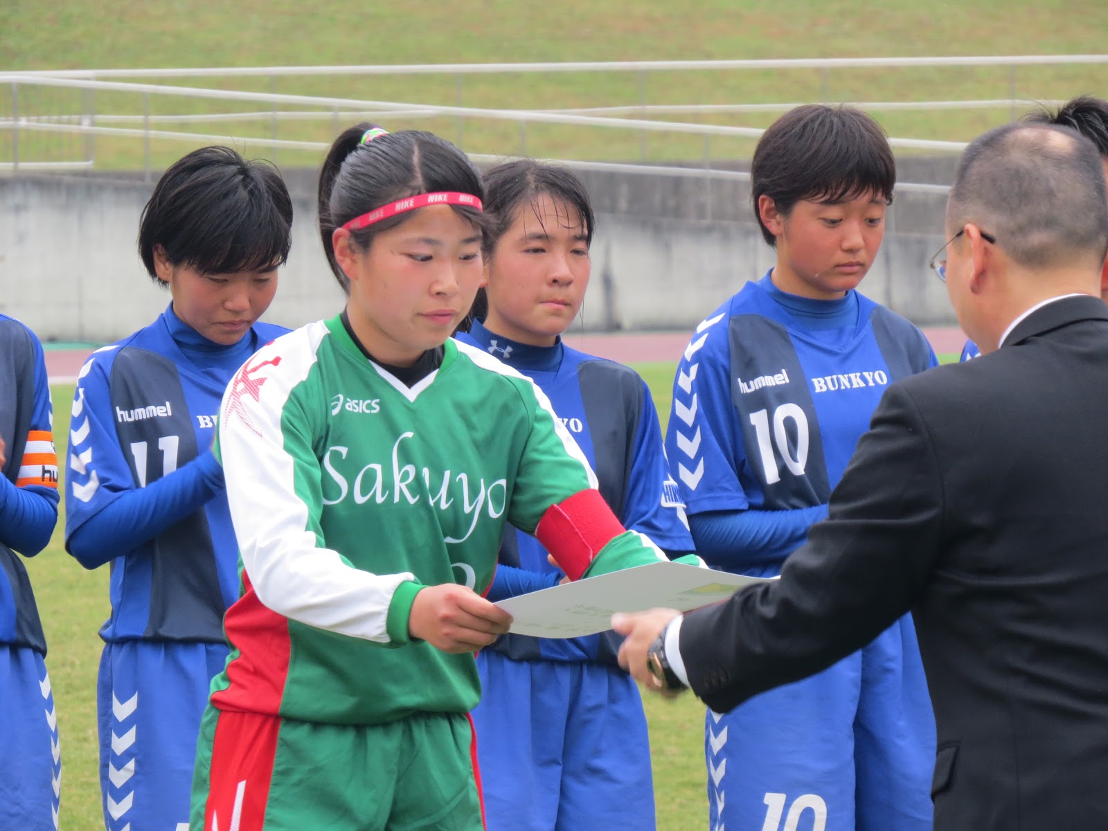 作陽topics 18 11 12 祝第27回全日本高校女子サッカー選手権中国大会優勝 全国大会へ