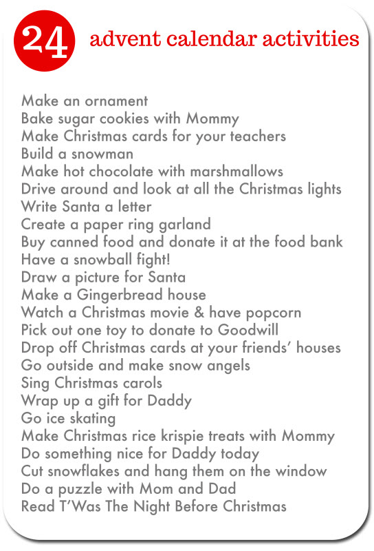 advent activity ideas, toddler advent calendar, advent activities for kids