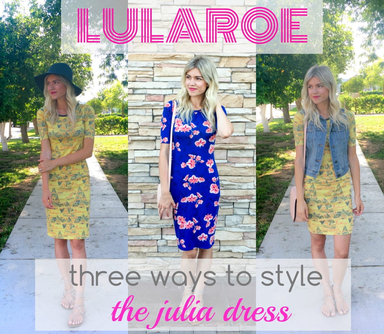 3 Ways to Style LuLaRoe, Julia Dress