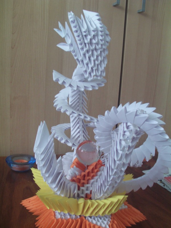 3d Scanner Image 3d Origami Dragon