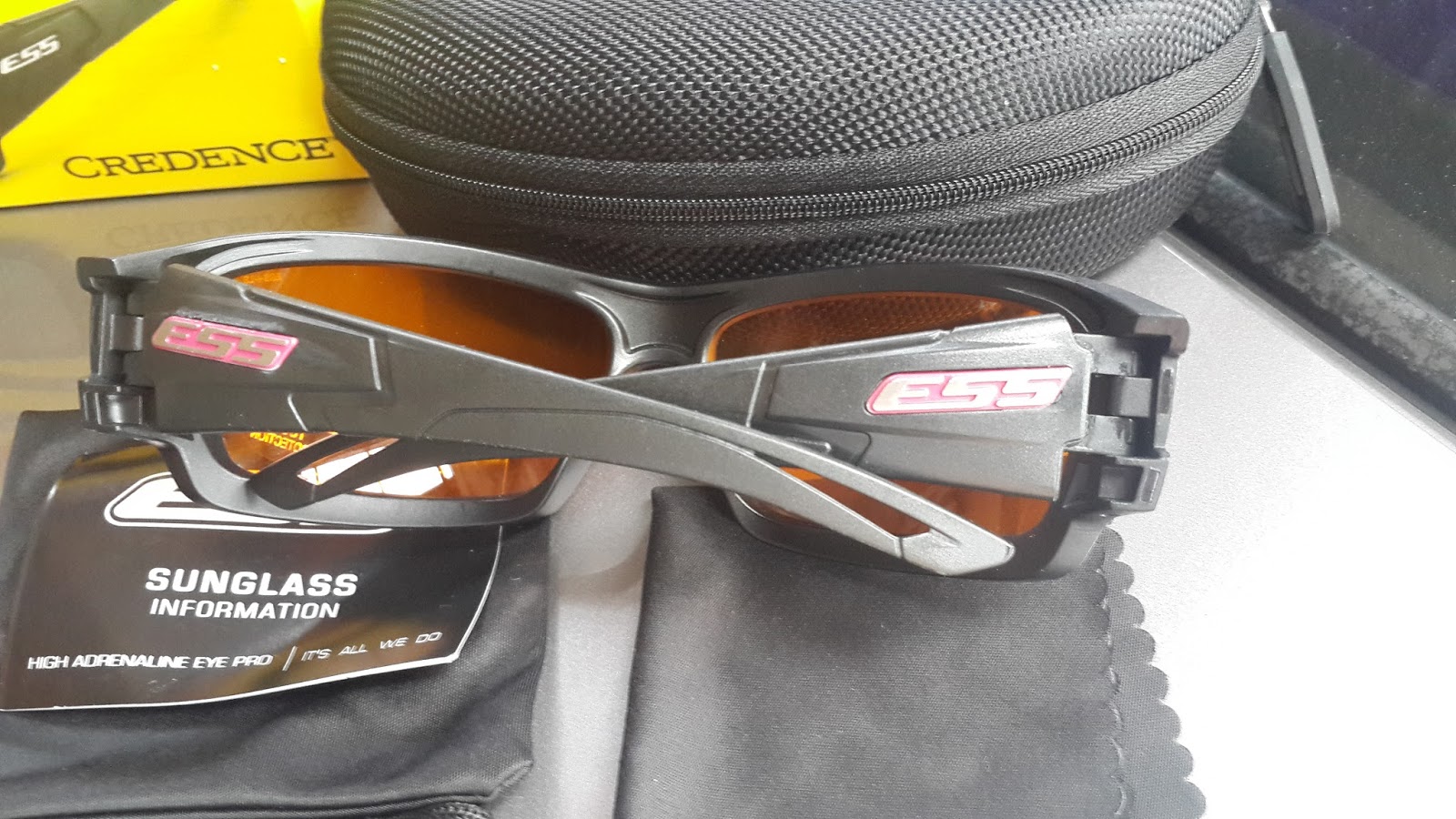 Kacamata Riding Lensa Orange