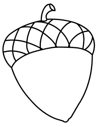 Acorn coloring pages 1