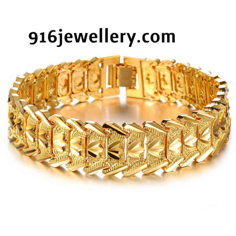 Gold bracelets for men designs | SUDHAKAR GOLD WORKS