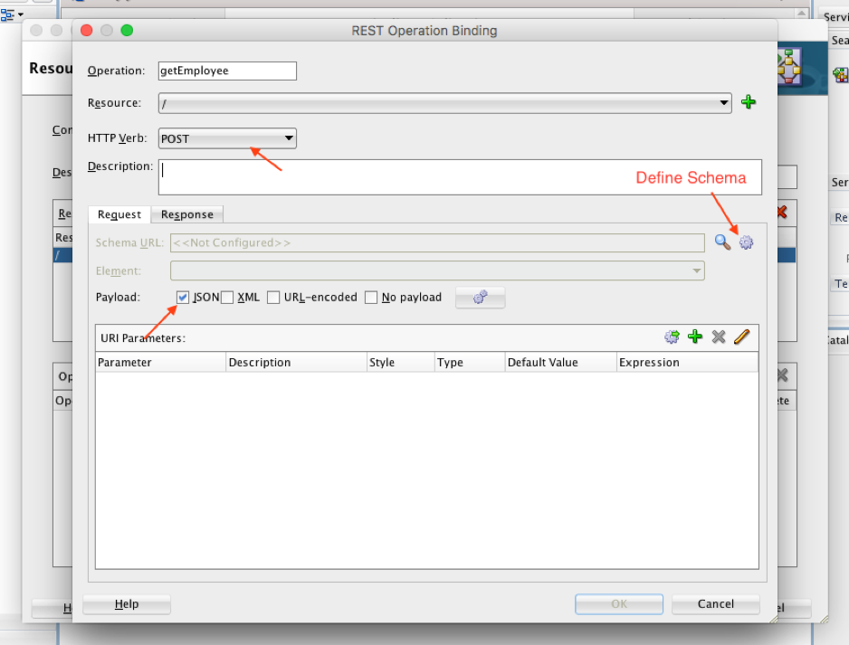 Create input