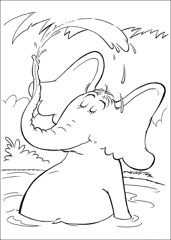 dr seuss characters coloring pages - photo #3