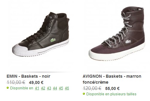 sneakers lacoste zalando