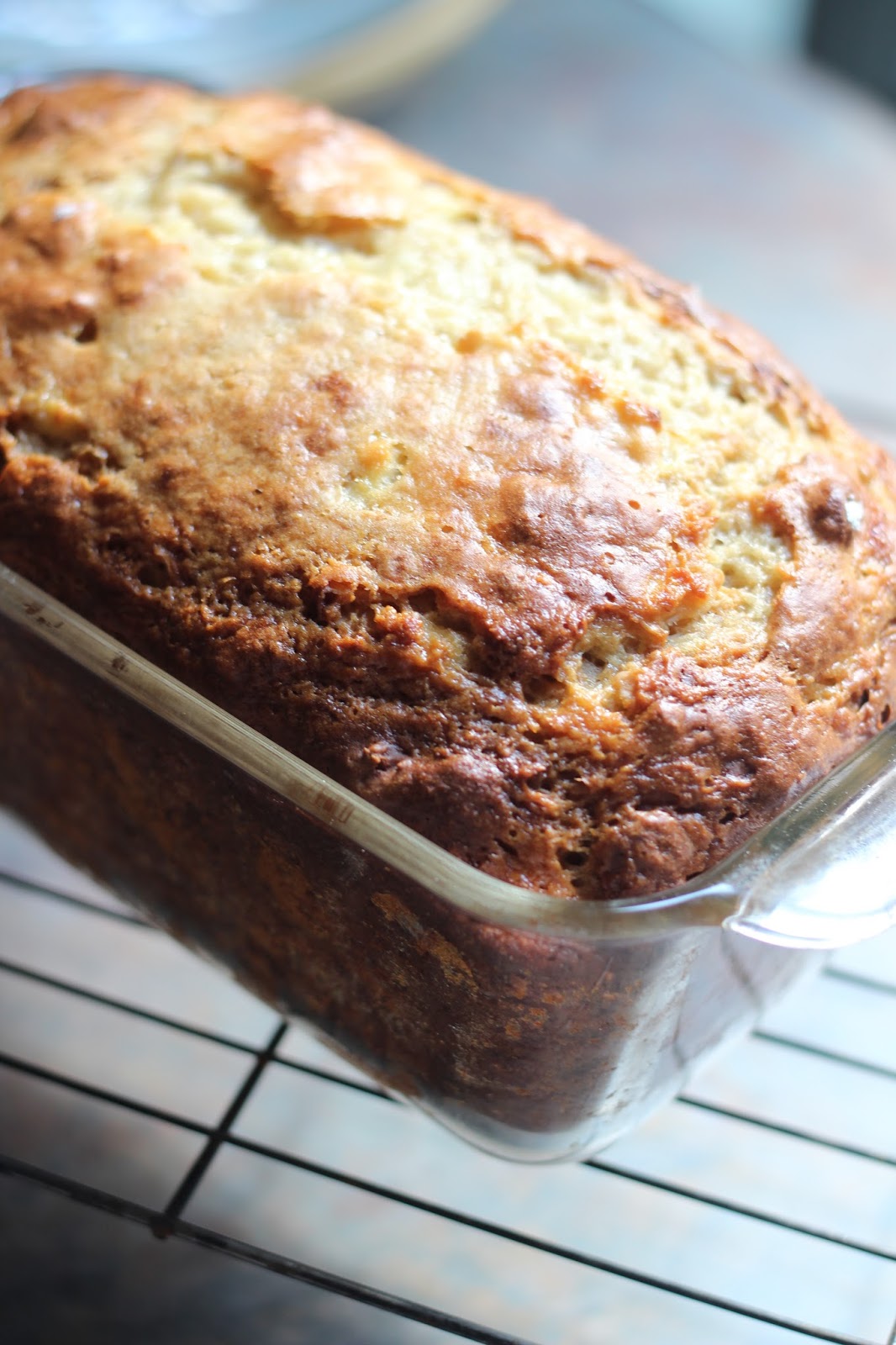 foodie ventures MangiaMore greek yogurt BANANA bread