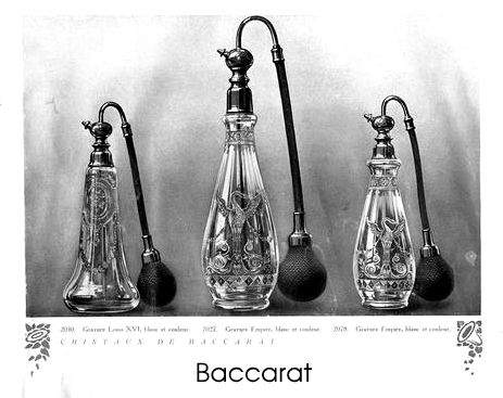 Midcentury Baccarat Perfume Atomizer by Marcel Franck, Escale