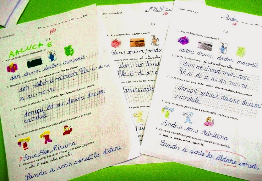 CLASA NOASTR?: INVATAND LITERA " V