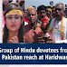 Group of Hindu devotees from Pakistan reach Haridwar