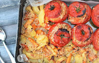 Pomodori al riso con patate Pomodori al riso con patate