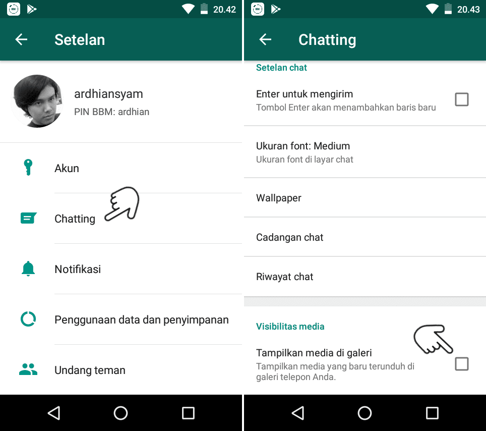 Cara Menyembunyikan Foto WhatsApp dari Galeri Android
