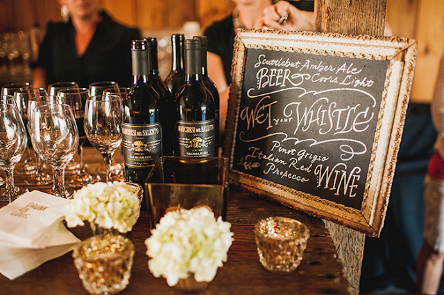 Chalkboard bar sign by Karen Yee Chan for Real Card Studio whistle