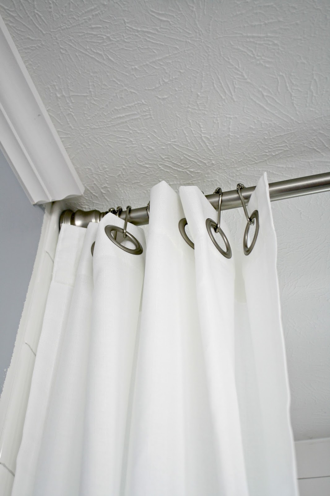 How To Hang Double Shower Curtains For, Can You Hang Grommet Curtains With Rings