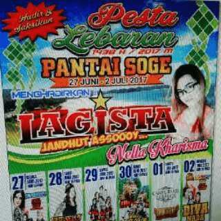 Pesta Lebaran 1438H - 2017 Pantai Soge Pacitan