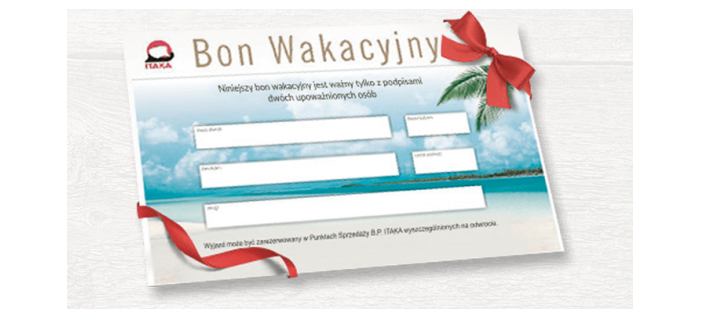 Wygraj bon 4000 zł do wykorzystania w biurze podróży ITAKA Konkurs