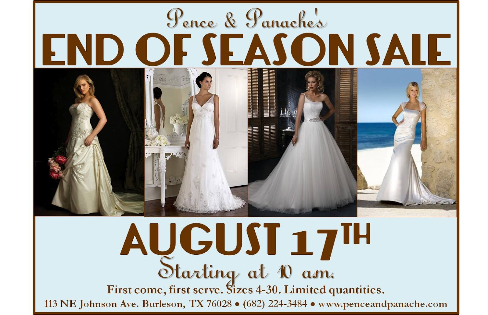 Pence And Panache S Blog Wedding Dress End Of Season Sale