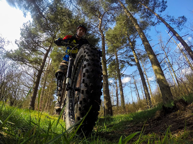 In the Woods Glenn Johnstone riding my Fat Bike In the Woods