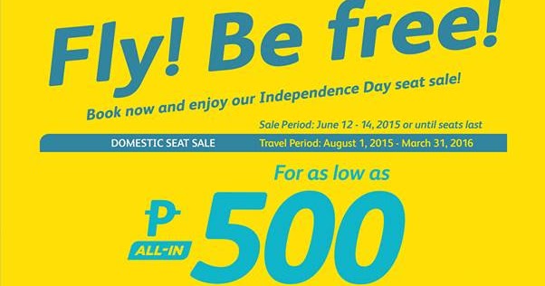 Cebu Pacific Promo Fares 2020 to 2021: Happy Independence