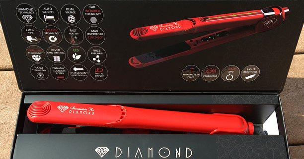 irresistible me diamond professional hair straightener