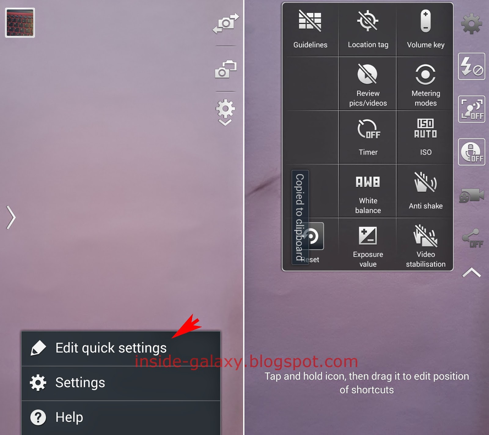 Inside Galaxy Samsung Galaxy S4 How to Edit Quick Settings in the